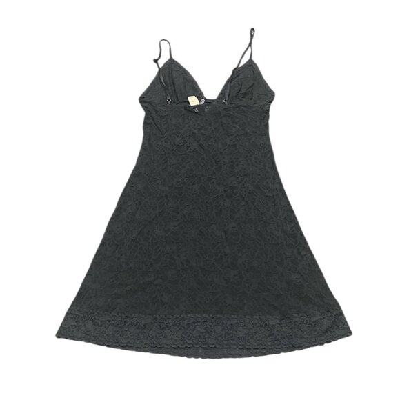 Y2K Victoria Secret The Lacie Black Slip Dress Chemise VTG Womens M NWT - Picture 2 of 7